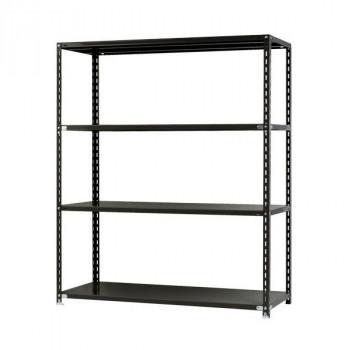 【超安い】 スチールラック NC1500-18 4段 間口1500×奥行450×高さ1800mm ブラック キャンセル返品不可 その他オフィス収納 【超安い】 スチールラック NC1500-18 4段 間口1500×奥行450×高さ1800mm ブラック キャンセル返品不可 その他オフィス収納