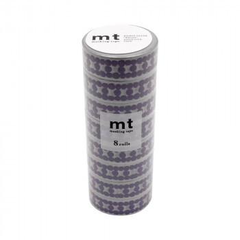 Mt Deco マスキングテープ 15mm 7m 単色8巻入りパック ラダードット ブルー Mt08d449 キャンセル返品不可 出荷グループ A 他の商品と同梱制限有 数量は多