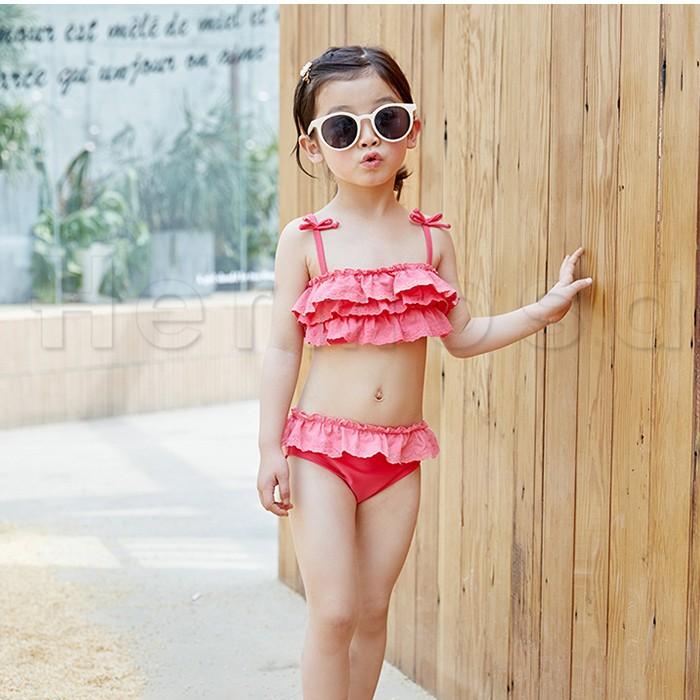 ビキニ 水着 子供水着 2点セット 上下セット シンプル フリル 可愛い セパレート 子供用 女の子 キッズ オシャレ 送料無料 01cm079 Hermosa 通販 Yahoo ショッピング