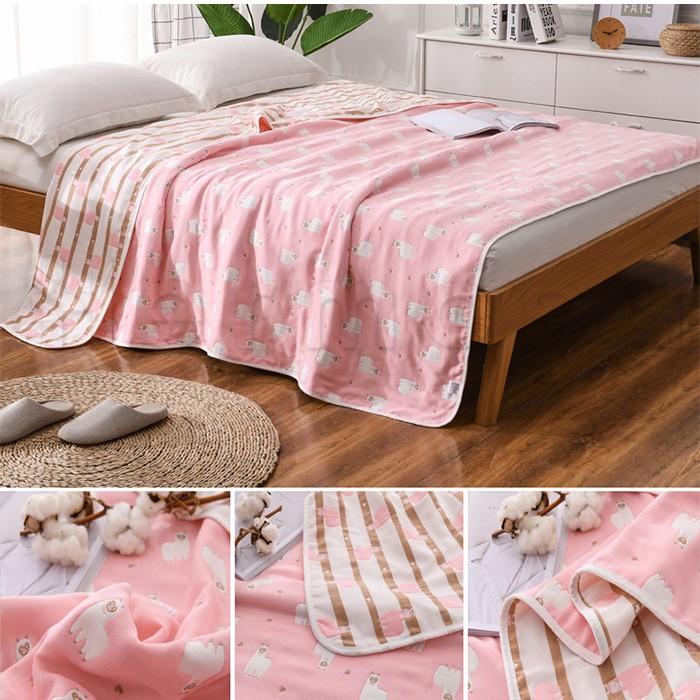 タオルケット 6重ガーゼ ベビーケット 90 100cm 綿100 子供用 全色 可愛い 洗える 爽やか お昼寝 夏用 オシャレ 送料無料 01cmo0 Hermosa 通販 Yahoo ショッピング