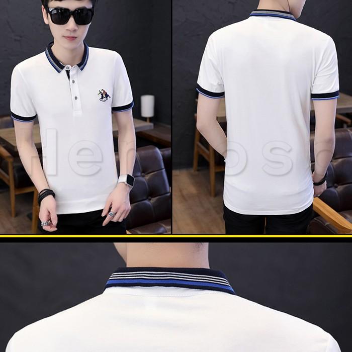ポロシャツ メンズ 半袖 ビジネス カジュアル 薄手 男性用 ゴルフ Polo スポーツ かっこいい きれいめ 19夏新作 トップス サマー おしゃれ 送料無料 02hgt723 Hermosa 通販 Yahoo ショッピング