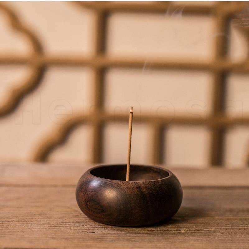 超人気 専門店 お線香炉 お香立て 線香立 線香差し 線香立て お香皿 お香入れ 仏壇用皿 木質 送料無料 置物 おしゃれ ミニ線香炉 インテリア 机上香炉