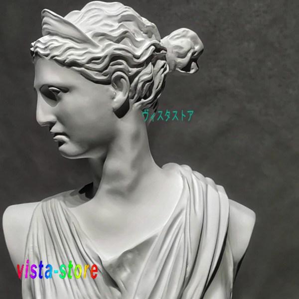 石膏像 月の女神 アルテミス 置物 インテリア 練習用 樹脂製 石膏像 月の女神 アルテミス 置物 インテリア 練習用 樹脂製