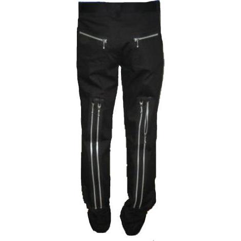 10本ジップ ストレッチ 綿パンツ 黒 1977 Mサイズ Lサイズ 10本ジップ ストレッチ 綿パンツ 黒 1977 Mサイズ Lサイズ
