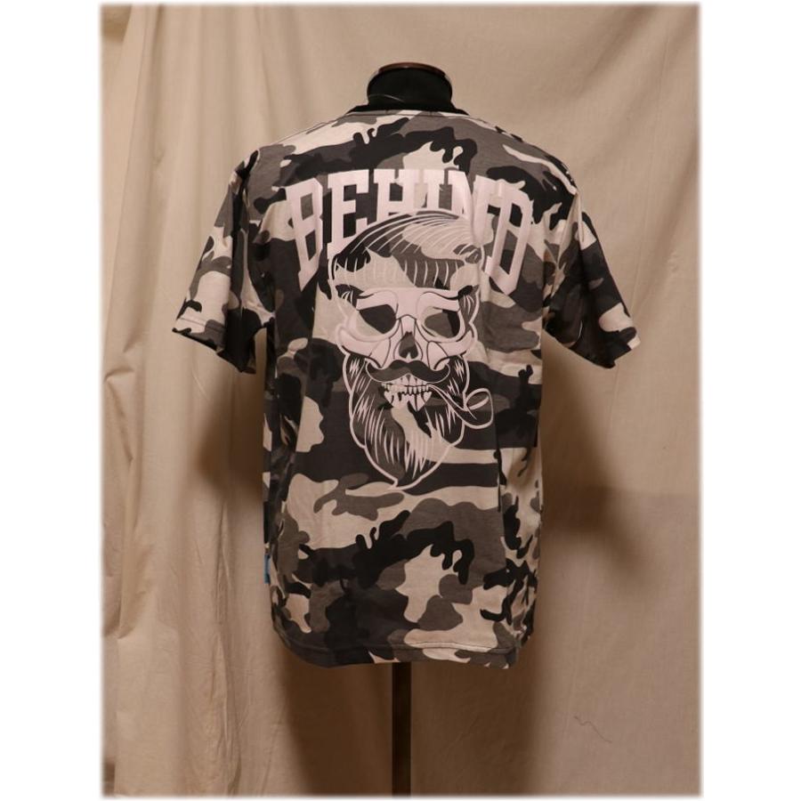 クレイジーボーイ 迷彩プリントTシャツ BEHIND-2 M〜LLサイズ 18-84