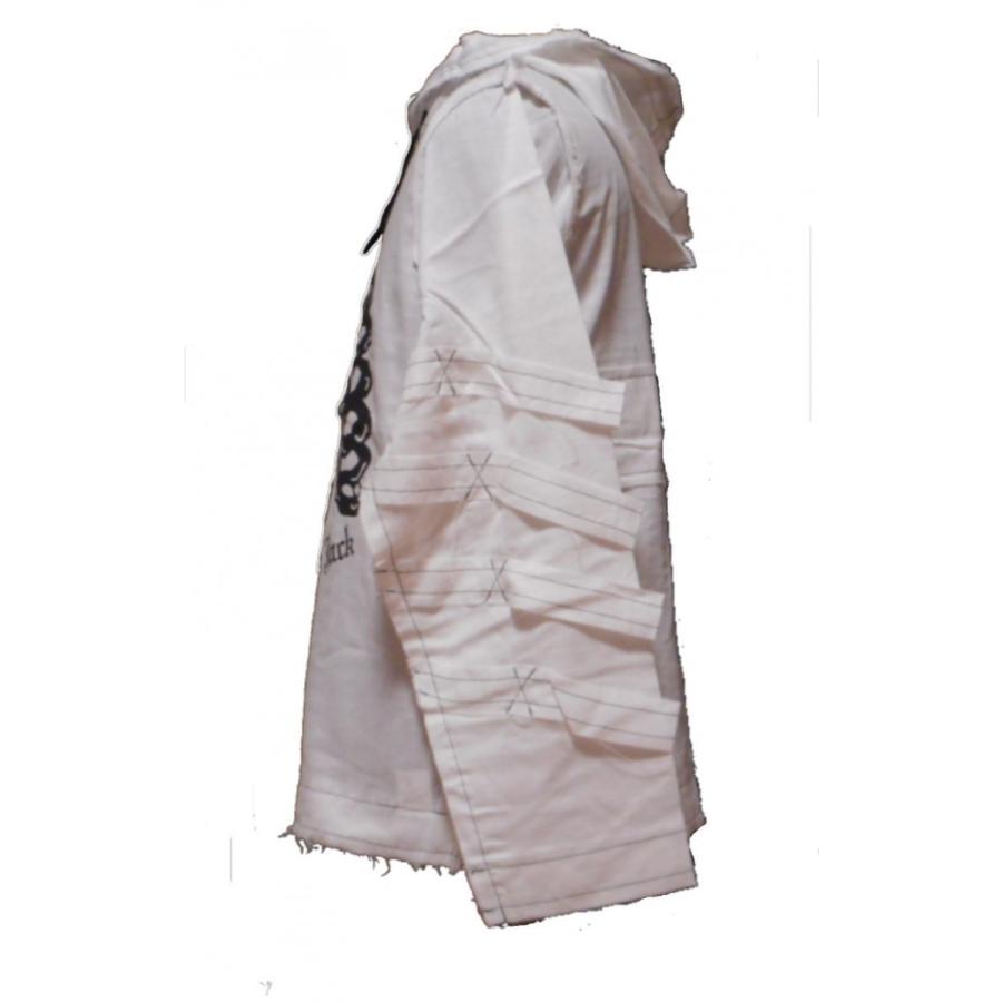 パンク ガーゼ ジップパーカ ボディ 白 フリーサイズ 1701 : ヒーロー