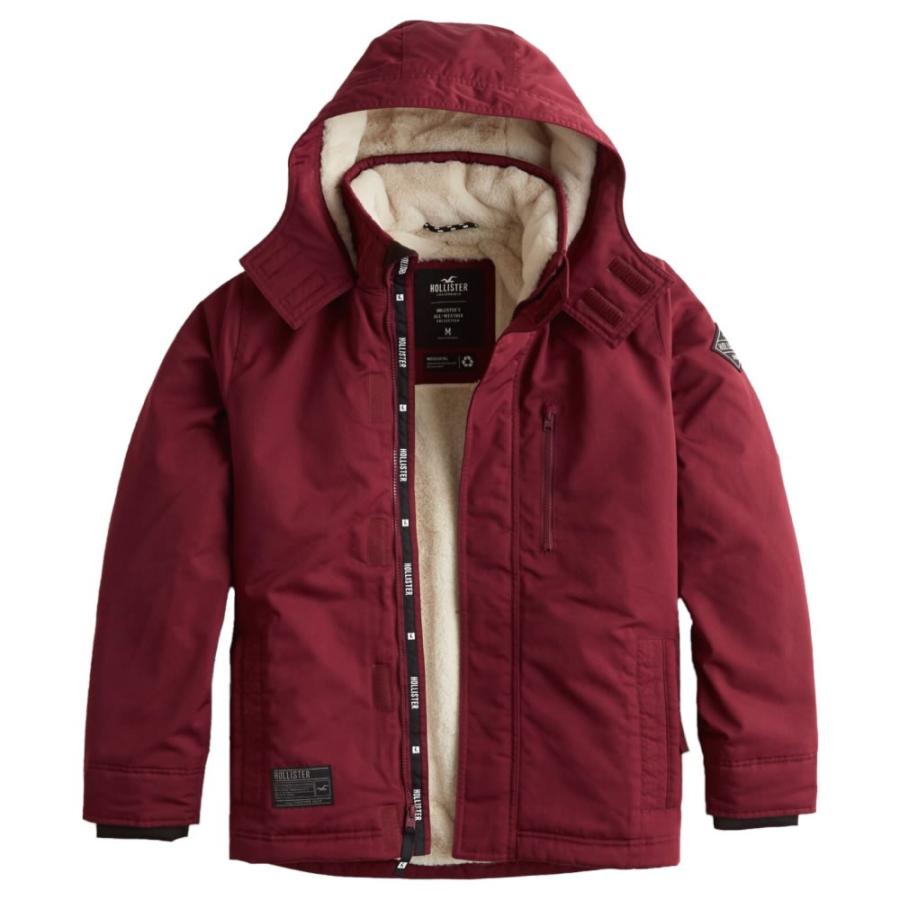 並行輸入品 ホリスター メンズ ジャケット 裏地 ボア Hollister Faux Fur Lined Jacket バーガンディー アウター ジャケット ボア Ihs1ths1654 ヒーローボックス 通販 Yahoo ショッピング