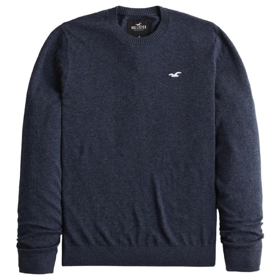 並行輸入品】【メール便送料無料】ホリスター メンズ セーター ( クルーネック ) Hollister Crew Sweater (ネイビー)  【ニット セータ 】 :ihs1ths1863:ヒーローボックス - 通販 - Yahoo!ショッピング