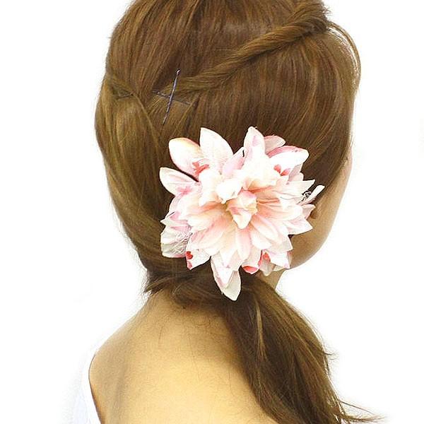 ヘアクリップ 花 髪飾り 和柄 コンコルド □□ H27- ヘアピン 七五三
