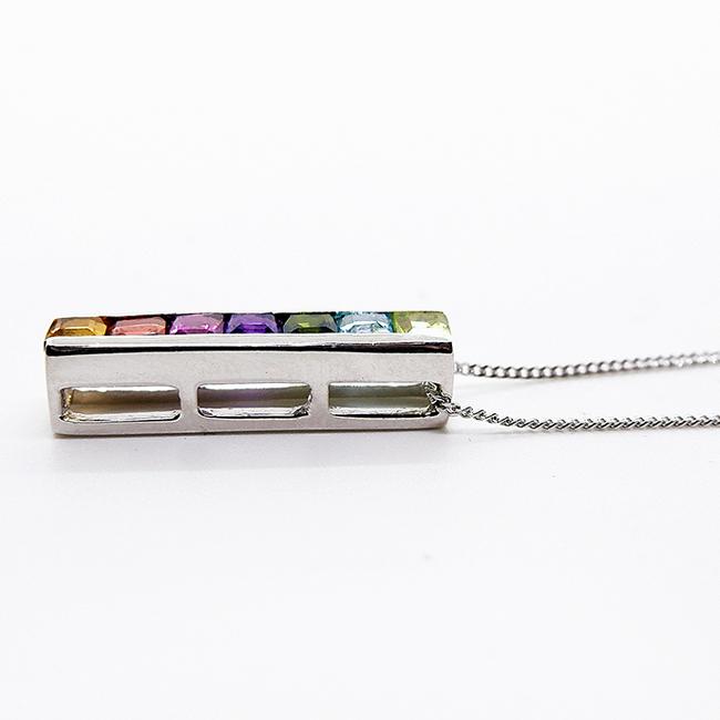 ペンダント アミュレット IC885 レインボー 7色 アクセサリー ネックレス｜heroinestyle｜03