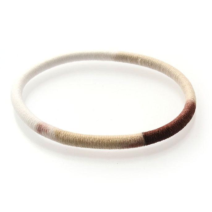 リングゴム マーブルストライプ レインボー HR-I57 ヘアゴム 金具なし