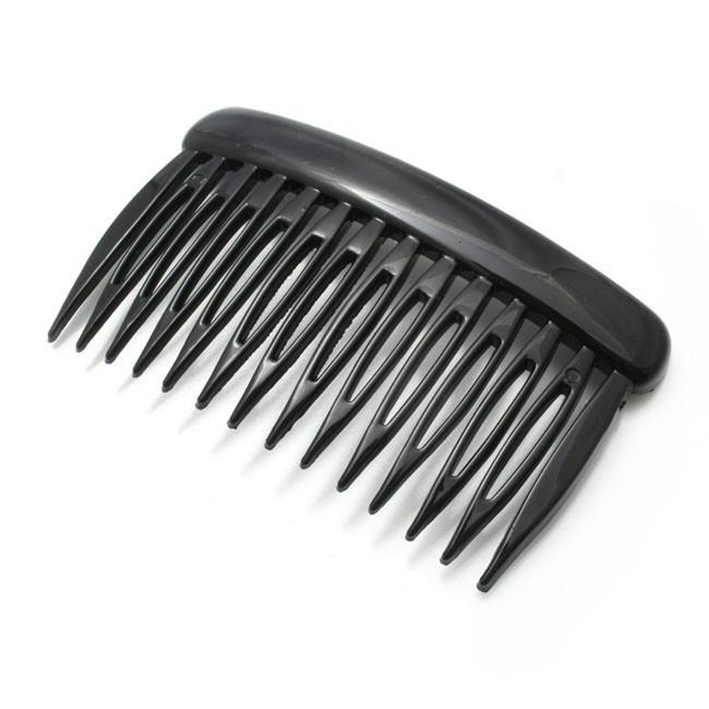 黒いプラスチックコーム プラスチックコーム 小 J21- コーム ヘアアクセサリー 髪どめ まとめ髪