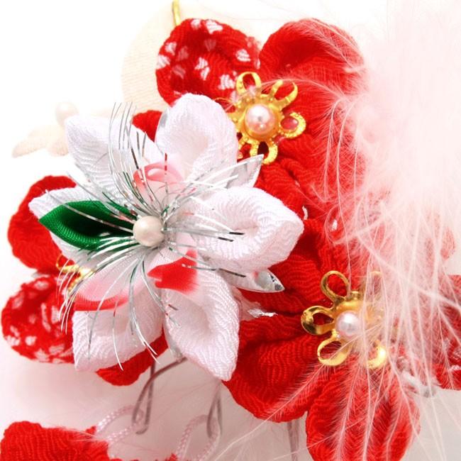 七五三 髪飾り 三歳 3歳 7歳 かみかざり パッチンピン 2点セット