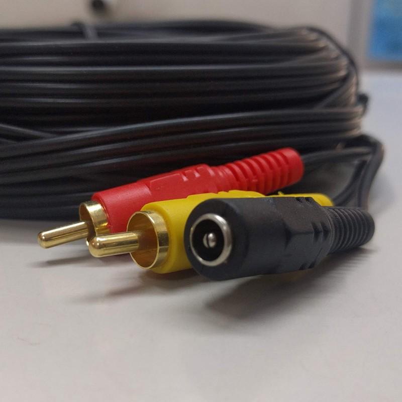 映像・電源・音声ペアケーブル 10m （映像両端RCAP）バルク品 防犯カメラ用 rcaca10my ヒーローネットショップ