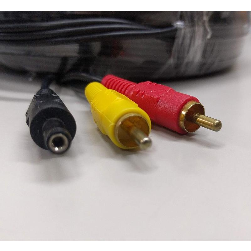 映像・電源・音声ペアケーブル 30m （映像両端RCAP）バルク品 防犯カメラ用 RCACA30MYヒーローネットショップ 通販