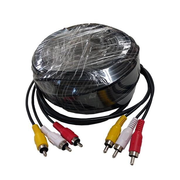 AVケーブル ビデオケーブル RCA 3ピン3ピン 30m バルク品 赤 白 黄 ピンケーブル 映像ケーブル rca30my