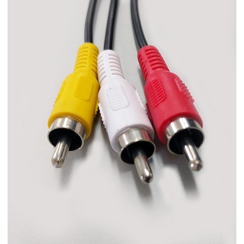 AVケーブル ビデオケーブル RCA 3ピン3ピン 30m バルク品 赤 白 黄 ピンケーブル 映像ケーブル rca30my