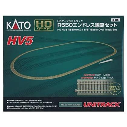 激安/新作 いラインアップ KATO HOゲージ HV-5 R550 エンドレス線路セット 3-115 鉄道模型 レールセット storesgame.com storesgame.com