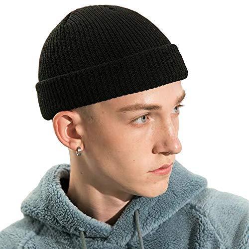 Croogo ショートワッチ 折り返し ニット帽 浅め ビーニー ニットキャップ イスラムワッチ帽 メンズ カプッチョリッド 無地 秋 冬 Heros Shop 通販 Yahoo ショッピング
