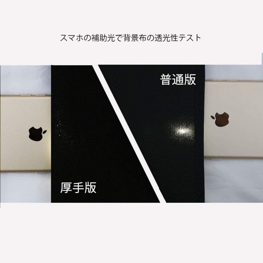 Hemmotop 黒 布 暗幕 遮光 厚手 1.8x2.8m クリップ3点付き 撮影 背景 