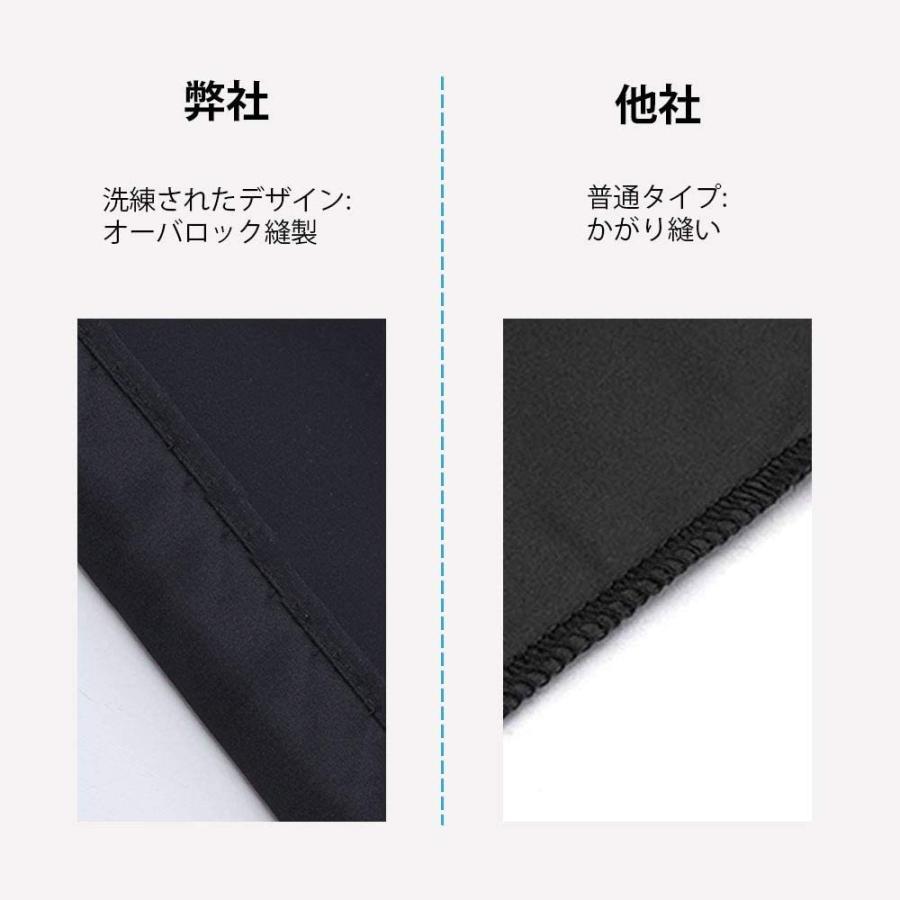 Hemmotop 黒 布 暗幕 遮光 厚手 1.8x2.8m クリップ3点付き 撮影 背景 