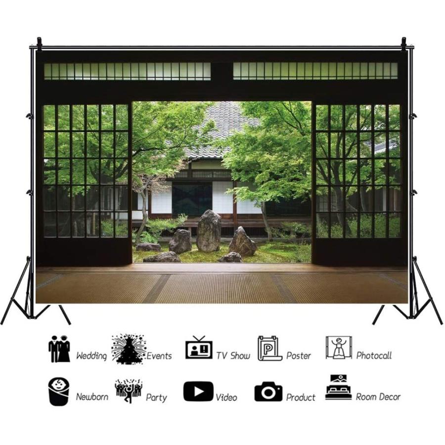 Qinunipoto 背景布 写真 写真の背景 背景 和風 和室 日本の中庭ビューの背景 春の風景の背景 写真撮影用の背景幕 芸術写真撮影 Heros Shop 通販 Yahoo ショッピング