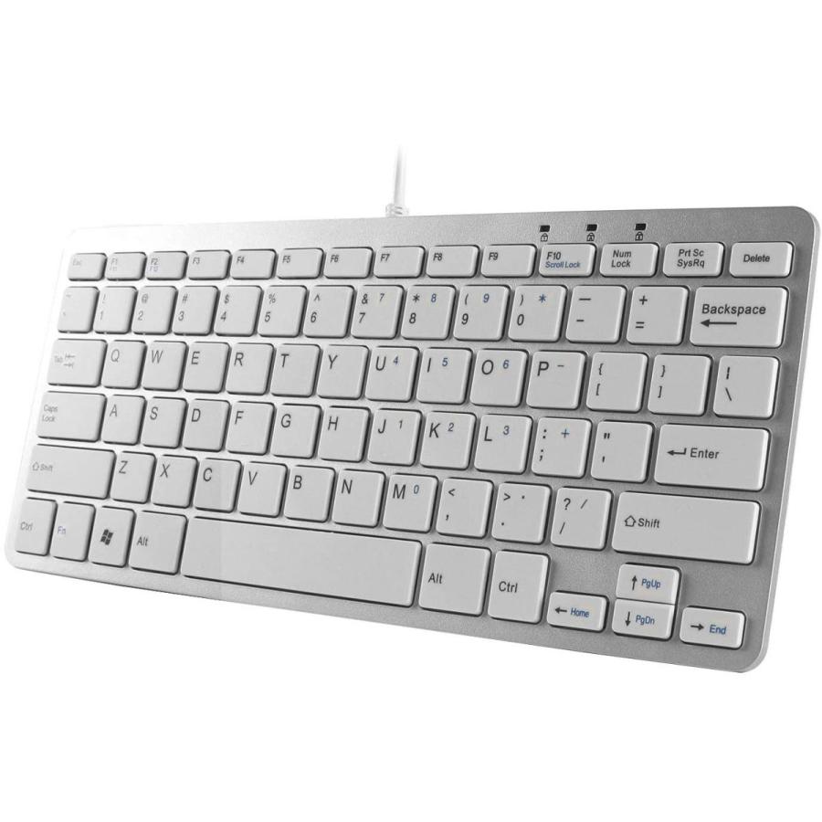 Sheyi Usb有線キーボード 静音 小型 軽量 Us配列 78キー テンキー無し ミニ 超薄型 高性能 Usb接続 コンパクト 1 3メ 20210310174518 00032 Heros Shop 通販 Yahoo ショッピング