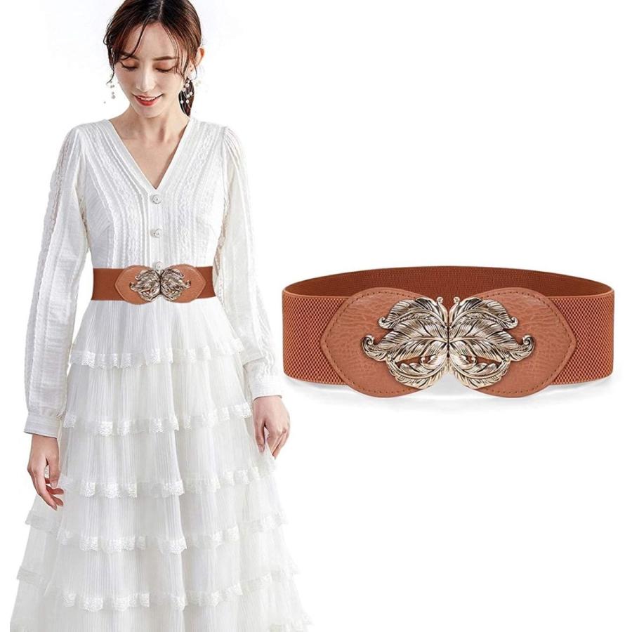 ベルト レディース 太 ゴムベルト ウエストマーク 幅広 太ベルト 女性用 お洒落 ドレスベルト ワンピース 女性用ベルトxzqtive Heros Shop 通販 Yahoo ショッピング