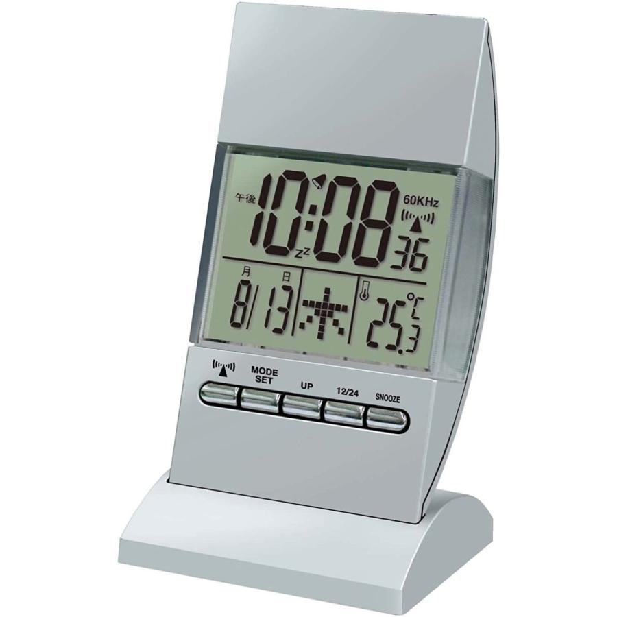 誠時 セイジ 目覚まし電波時計 Rc Illumination Clock イルミネーションクロック シルバー Rw 005si Heros Shop 通販 Yahoo ショッピング