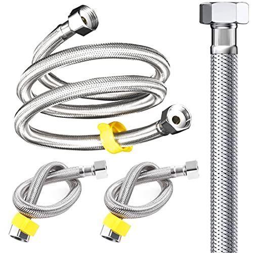 3pcs フレキパイプ 取り付けホース 0cm 1 50cm 2 接続用フレキホース 水道用 水道管延長 呼び13 G1 2ナット Heros Shop 通販 Yahoo ショッピング