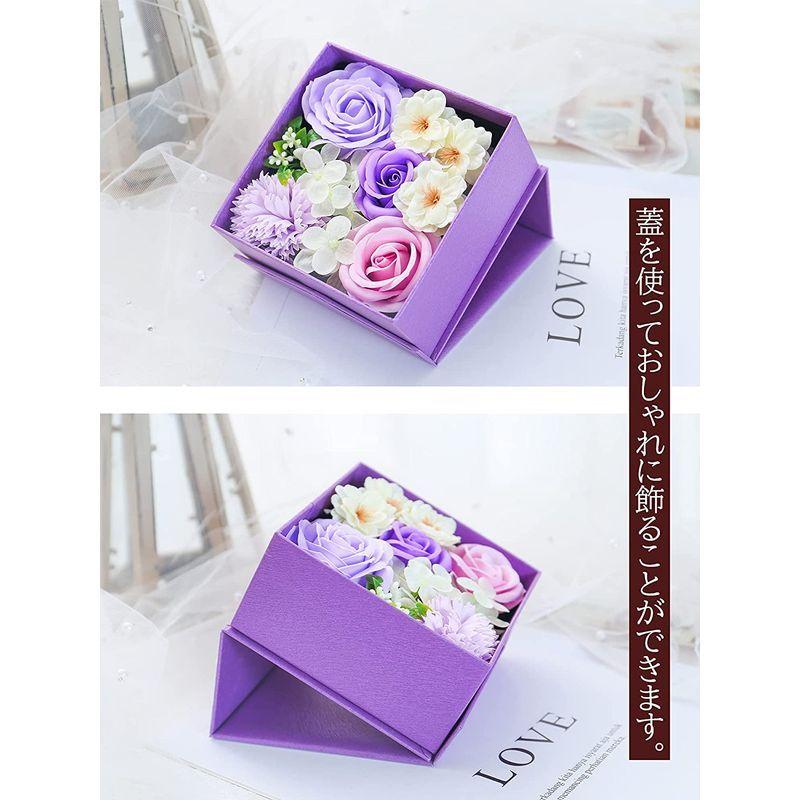 買い物 ソープフラワー ギフトボックス 枯れない花 母の日 プレゼント ギフト 花 誕生日 結婚記念日 結婚祝い 女性 彼女 造花 薔薇 ローズ 敬 Originaljustturkey Com
