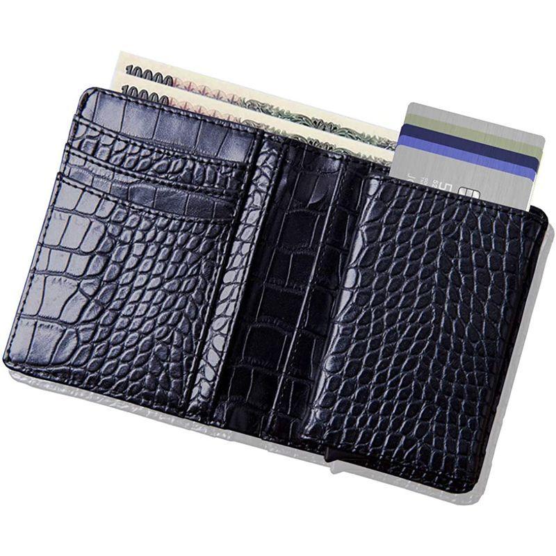 正規通販 二つ折り 財布 カードケース Novel メンズ クロコダイル スキミング防止 スライド式 レディース 名刺入れ Tebingtinggiperangicovid19 Tebingtinggikota Go Id