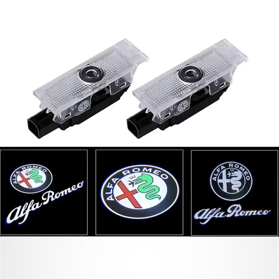 アルファロメオ（ALFA ROMEO） LED カーテシランプ ロゴプロジェクター