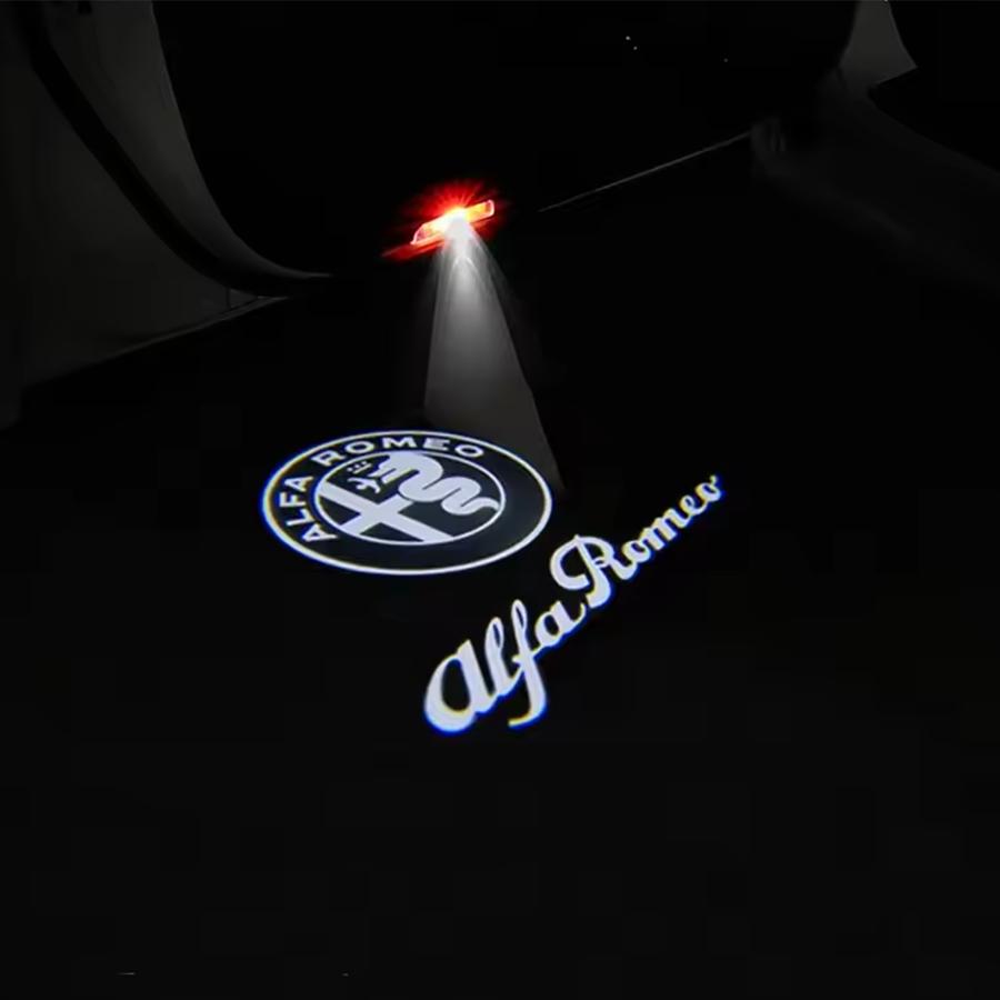 アルファロメオ（ALFA ROMEO） LED カーテシランプ ロゴプロジェクター