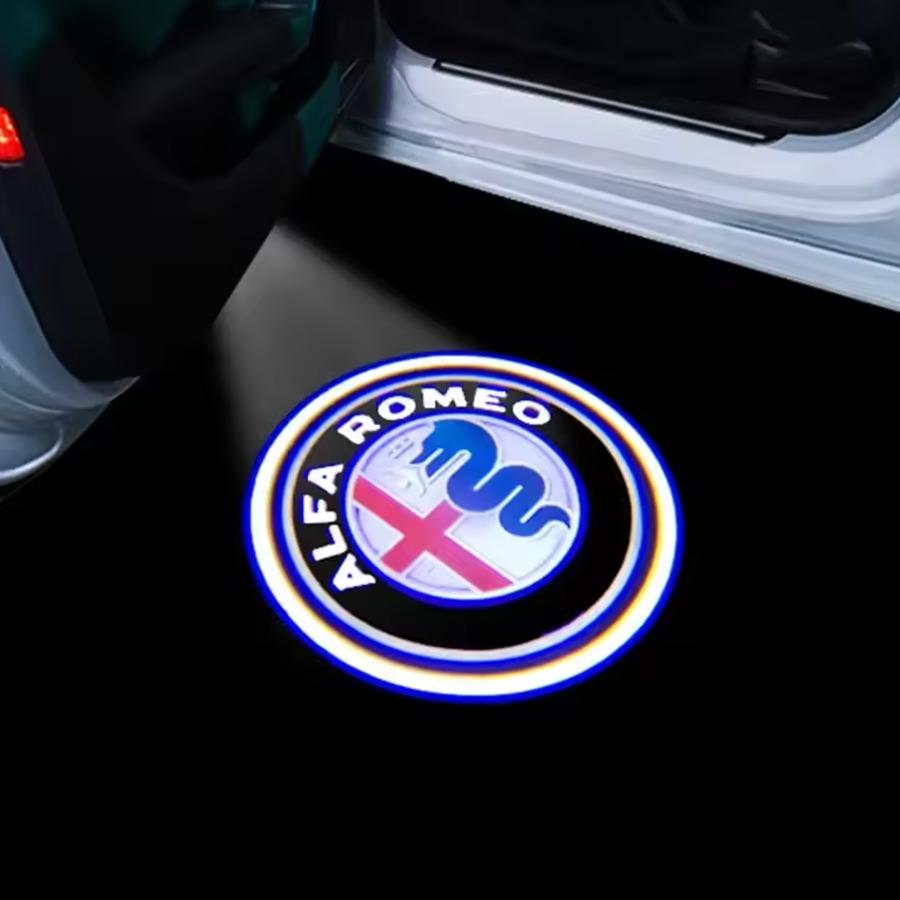 アルファロメオ（ALFA ROMEO） LED カーテシランプ ロゴプロジェクター