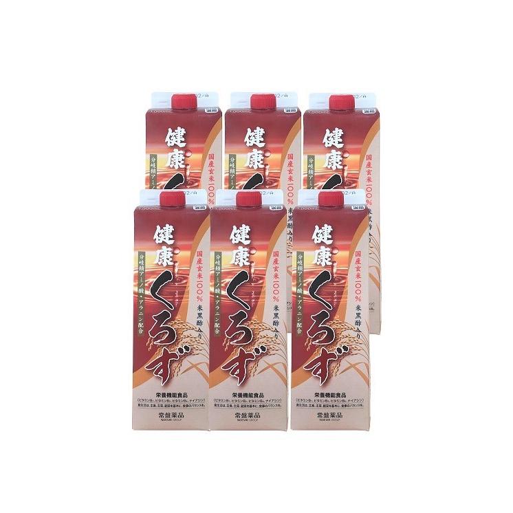 限定製作】 トキワ健康くろず 1000ml 6本 10倍濃縮 黒酢 疲労回復