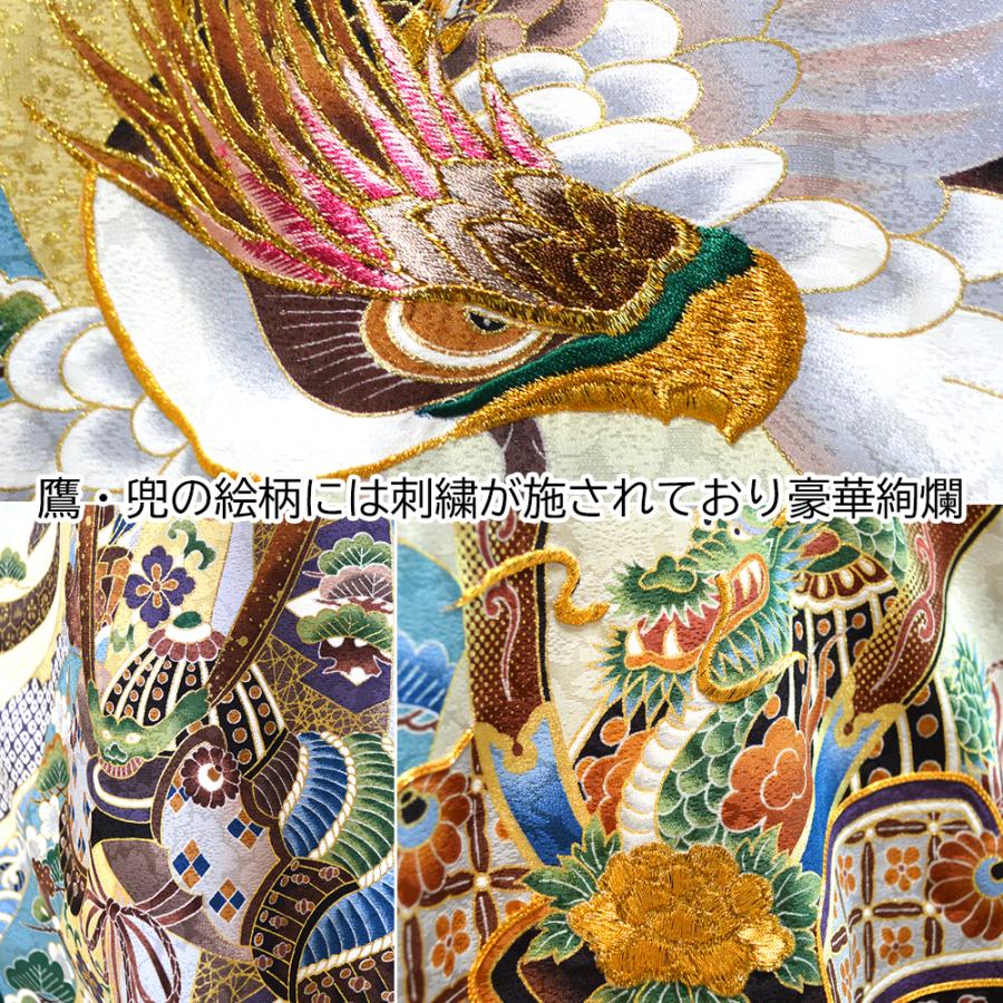 お宮参り 着物 男の子 正絹 産着 長襦袢付 販売 祝着 宮参り : 部坂