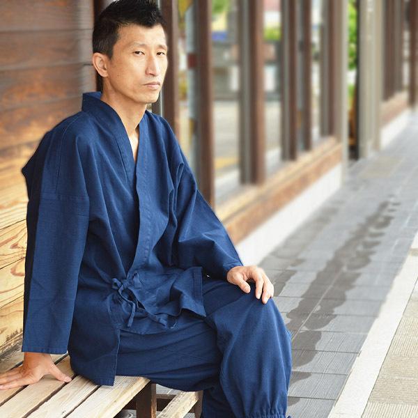 作務衣 デニム 父の日ギフト 父の日 メンズ 男性 さむえ 上下セット ルームウェア 部屋着 父の日プレゼント ギフト 実用的 おしゃれ B04 部坂呉服店 通販 Yahoo ショッピング