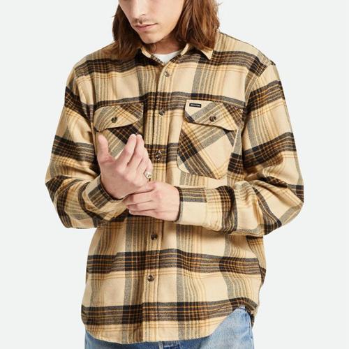 BRIXTON ブリクストン BOWERY L/S FLANNEL 8色 S-XXL フランネルシャツ 