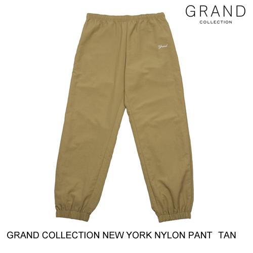 GRAND COLLECTION グランドコレクション NEW YORK NYLON PANT TAN M 