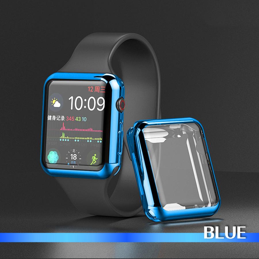アップルウォッチ カバー 保護ケース 薄型 全面保護 TPU 耐衝撃 38mm 