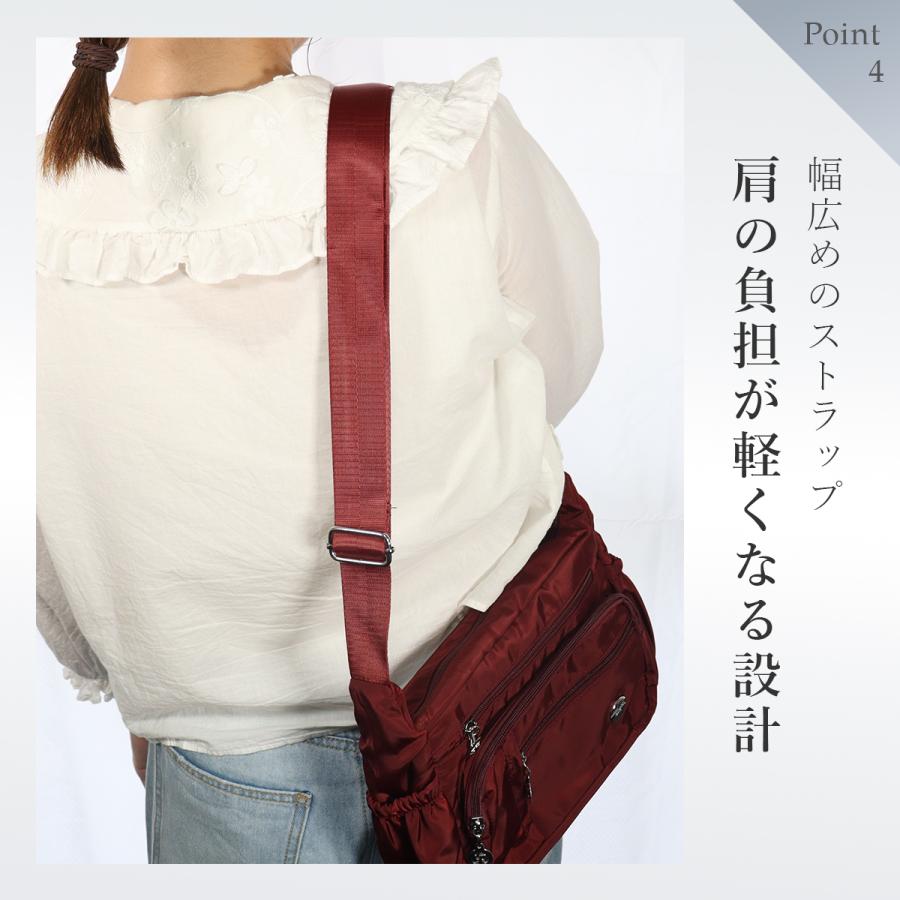 CHAMAです! ブラック / ナイロン / 軽量 / 軽量 ミニバッグ ポーチ付きナイロンミニショルダーバッグ ボディバッグ スマホポーチ