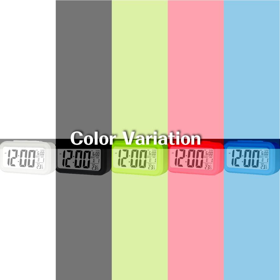 目覚まし時計 おしゃれ バックライト付き 大音量 起きれる 子供 置き時計 デジタル 見やすい シンプル カレンダー付き 温度計 アラーム 卓上 Led表示 かわいい Clock 01 Heureux 通販 Yahoo ショッピング