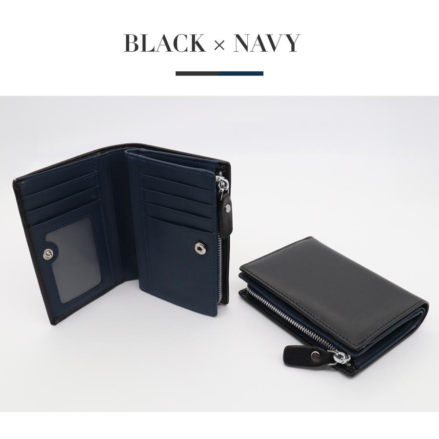 財布 メンズ 本革 二つ折り ラウンドファスナー L字 小銭入れあり