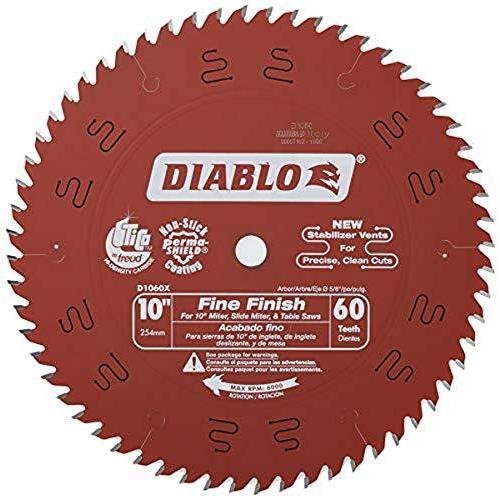 【30％OFF】 Diablo BL SAW 60T Blade-10" Saw Arm Radial And Miter, Table, Tipped Carbide その他食器、カトラリー