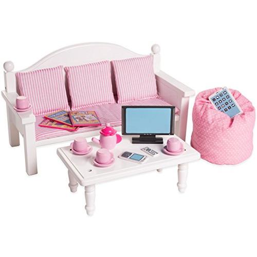 【メーカー公式ショップ】 Coffee & Sofa Furniture Doll 46cm Table Ei by Playtime - Accessories w/ Set 電子玩具