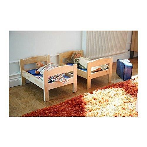 ショッピング卸し売り [イケア]IKEA 1 X Ikea´s DUKTIG Doll bed with bedlinen set， pine， multicolor 32