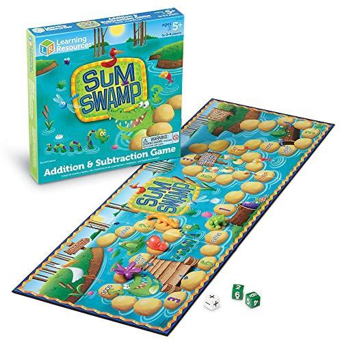 ラ ニング リソ シズ Learning Ler5052 Swamp Sum 足し算と引き算 計算スゴロク 計算ゲ ム Resources 電子玩具 新しい季節 Themtransit Com