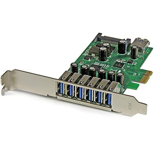 公式の店舗 StarTech.com 7ポ-トUSB 3.0増設PCIeカ-ド USB 3.0拡張PCIe x1接続ボ-ド(外部6ポ-ト/内部1ポ-ト) ロ-プロ その他PCパーツ