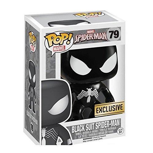 特売 Marvel ブラックスーツスパイダーマンポップ ビニール ー マーベルコミック Comics Po Spiderman Suit Black ー